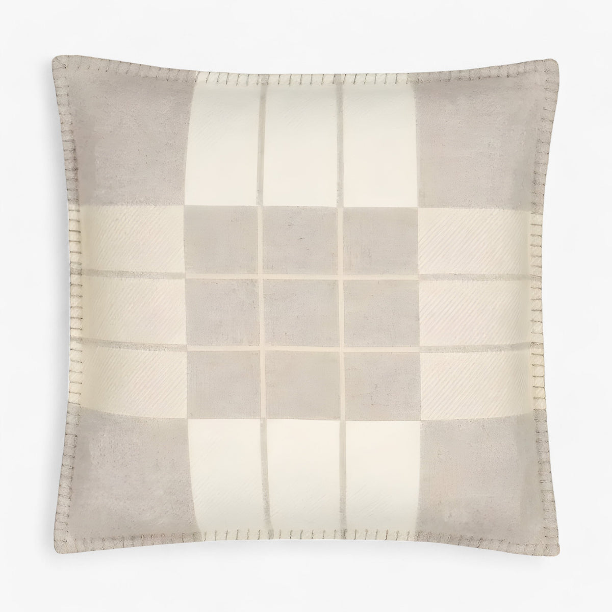 home & garden : Mercer | Designer Cashmere Deken - Luxe Warmte voor Thuis in Kussensloop s-khaki van Pantinoshop