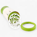 Macina Spezie Manuale - Utensile da Cucina Pratico e Compatto - Verde e Bianco