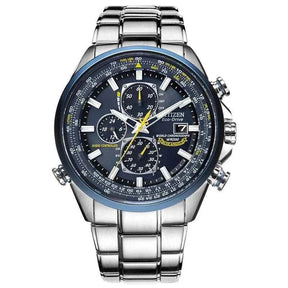 MultiSteel herrechronografur, læderrem, elegant og præcist