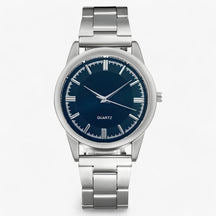 Noah | Klassiek Quartz - Tijdloos & Veelzijdig - €25 : Noah | Klassiek Quartz - Tijdloos & Veelzijdig in Zilver Blauw van Pantinoshop