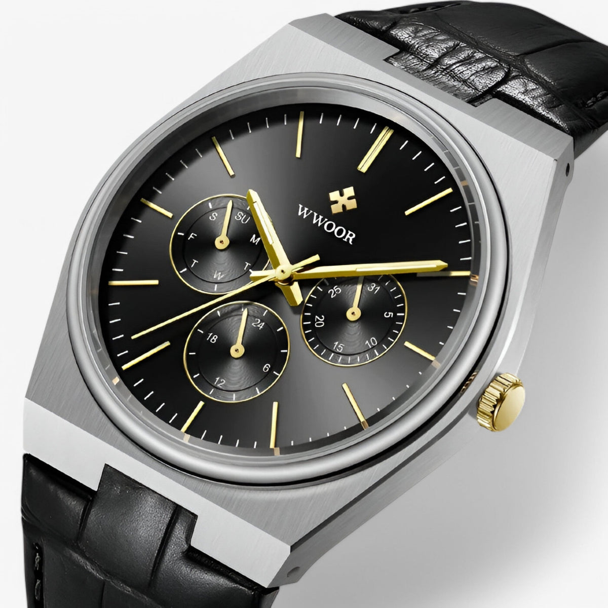 watches : Ronan | Quartz horloge van staal met saffierglas in van Pantinoshop