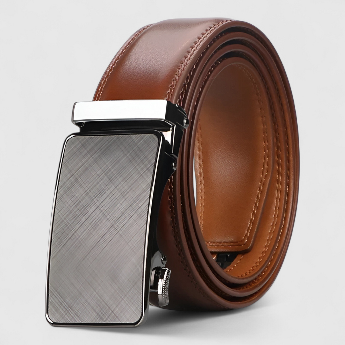 accessories : Aiden | Fashion riem - Verfijnd en comfortabel in Bruin van Pantinoshop