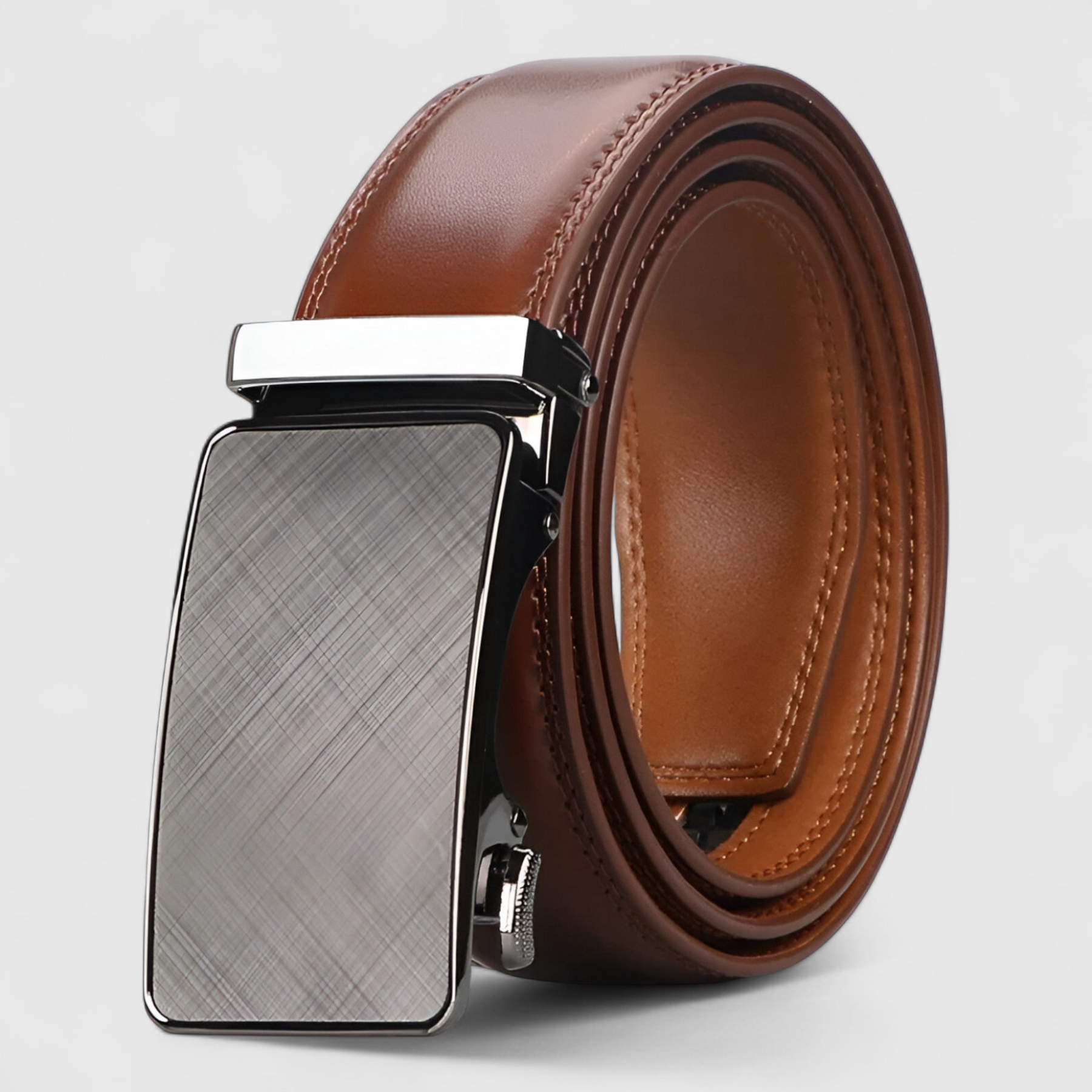 accessories : Aiden | Fashion riem - Verfijnd en comfortabel in Bruin van Pantinoshop