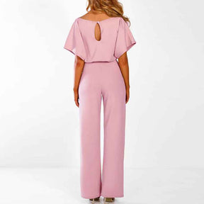 Combinaison Femme Fluide Élégante Ceinturée Large Parfaite
