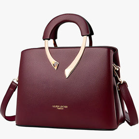 Elvira Luxe Leren Draagtas met Veelzijdig Ontwerp - €25 : Elvira Luxe Leren Draagtas met Veelzijdig Ontwerp in van Pantinoshop