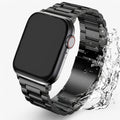Bransoletka czarna - elegancka stalowa do Apple Watch