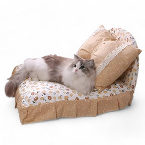 BowLux | Schattig Strik Katten- en Hondenbed – Comfort & Stijl voor Jouw Huisdier - - BowLux | Schattig Strik Katten- en Hondenbed – Comfort & Stijl voor Jouw Huisdier - €25 - Pantinoshop