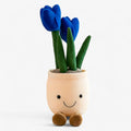 Pianta Grassa di Peluche Carina - Blu