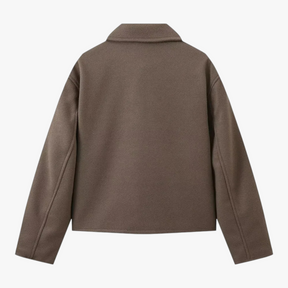 Damesjassen & -jacks : Malia | Dames Vintage Wollen Winterjas voor Koude Maanden in van Pantino