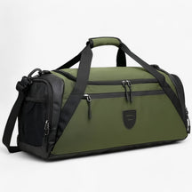 Lance | Multifunctionele Gymtas met Scheidingsvakken - €25 : Lance | Multifunctionele Gymtas met Scheidingsvakken in Legergroen van Pantinoshop