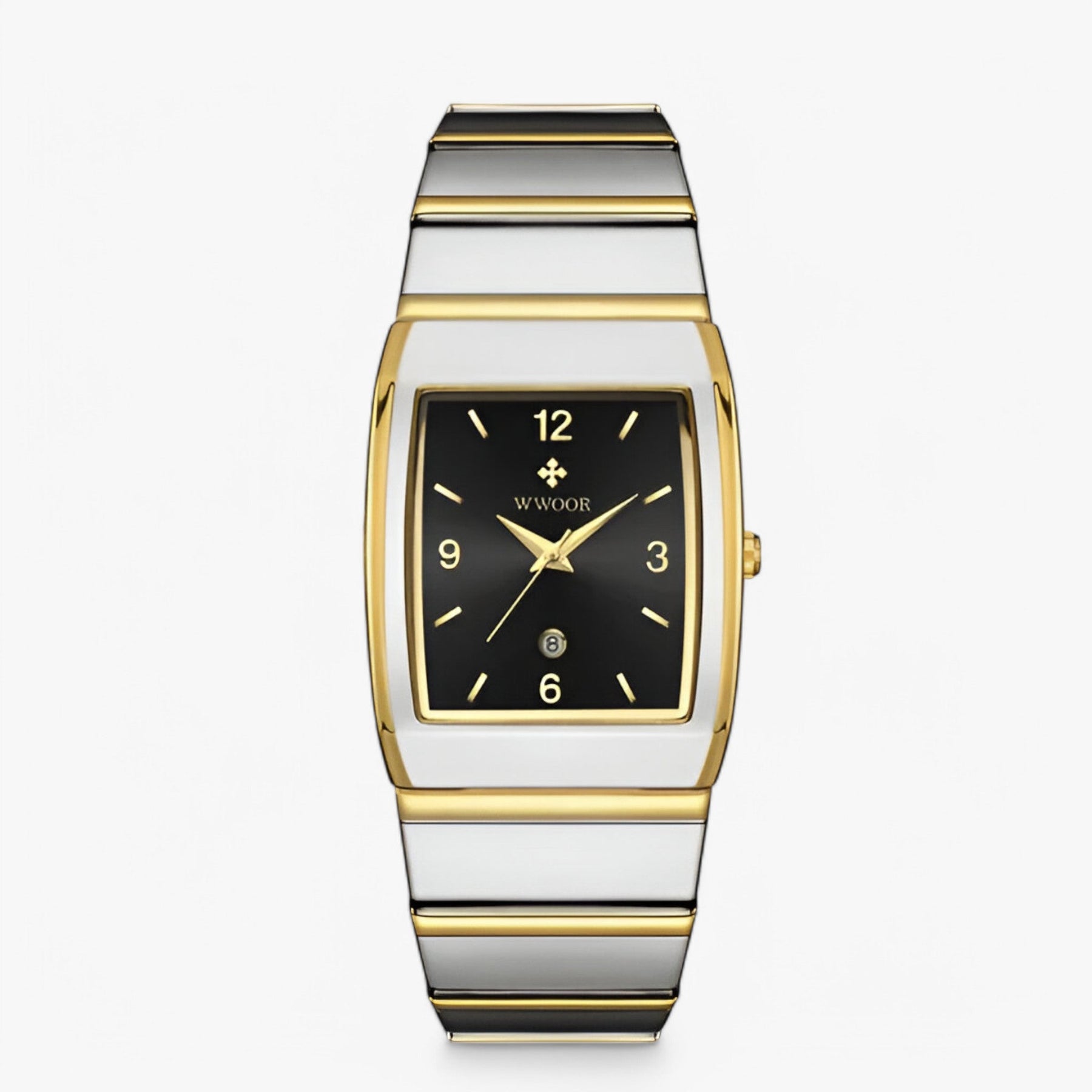 watches : Aeneas | Casual Luxe Herenhorloge in Zwart zilver van Pantinoshop