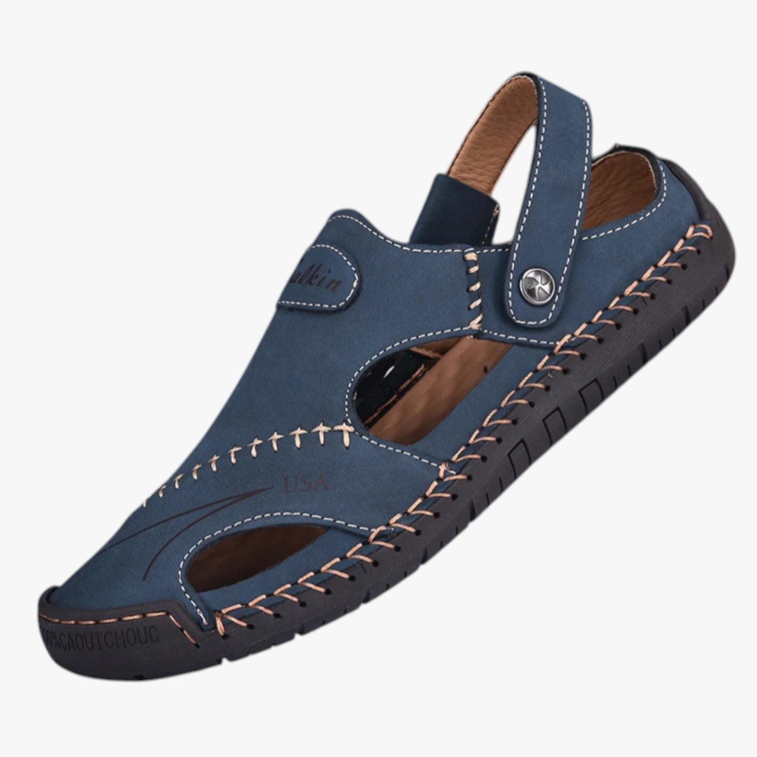 Zomersandalen voor heren - Ademend leer en antislipzool voor een vleugje stijl