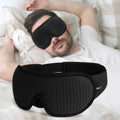 UltraComfort 3D Slaapmasker: Perfecte Duisternis - Zwart