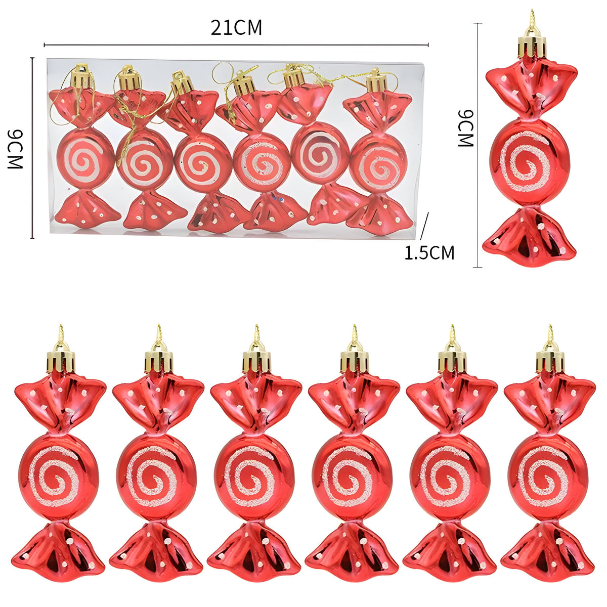 CandyCane | Hangertje in de Vorm van een Kerststok - Voeg Een Feestelijke Zoetheid Toe aan Uw Decoratie - B02 - CandyCane | Hangertje in de Vorm van een Kerststok - Voeg Een Feestelijke Zoetheid Toe aan Uw Decoratie - €25 - Pantinoshop