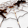Luces de telaraña espeluznantes - Decoración llamativa de Halloween - Blanco cálido