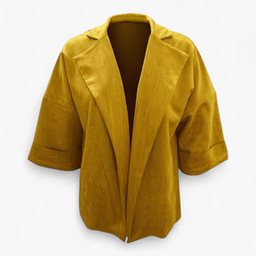 Clothes : Siena | Elegante cardigan voor dames in Geel van Pantino