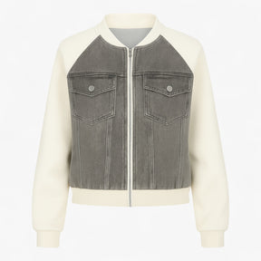 Clothes : Silvanna | Veelzijdig denimjack voor dames in Grijs van Pantino