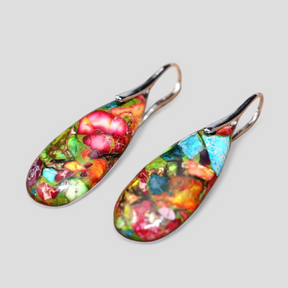 accessories : EnergyLivin Jaspis Traandruppel Oorbellen in van Pantino