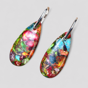 accessories : EnergyLivin Jaspis Traandruppel Oorbellen in van Pantino