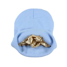 Muts met satijnen voering - Geen krullend haar meer! - €25 : Muts met satijnen voering - Geen krullend haar meer! in Lichtblauw van Pantinoshop