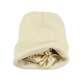 Muts met satijnen voering - Geen krullend haar meer! - €25 : Muts met satijnen voering - Geen krullend haar meer! in van Pantinoshop