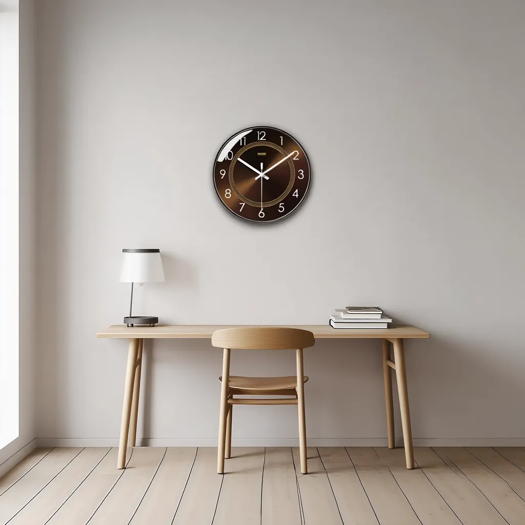 Wandklok Design van Glas Woonkameraccessoire