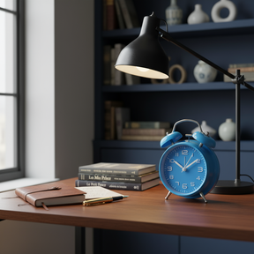 Wekker Retro Metaal Lichtgevend Dubbele Bel - Luid Alarm Stil Premium