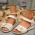 Sandały damskie beżowe - stylowe plecionki - idealne dla miłośniczek wyrafinowanego i modnego designu