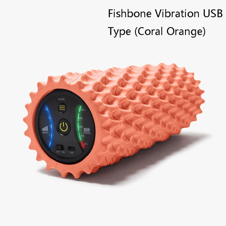 VibraFlex Roller™ | De Ultieme Massage voor Yoga en Fitness - Coral Oranje - - Pantino