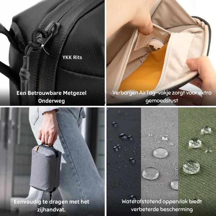 Tech Pouch Organizer Tas in Waterdicht Materiaal - - Bags - Pantino