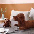 Pluche Teckel Speeltje 55cm - Bruin