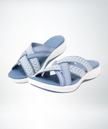 Nova Dames Orthopedische Sandalen - Blauw - Sandalen - Pantino