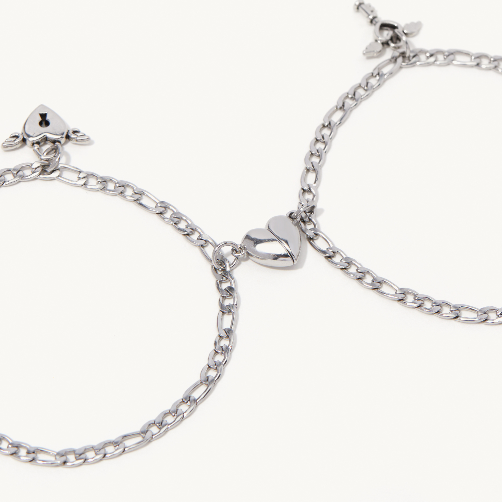 Love Connection Armband - Zilver - - Pantino