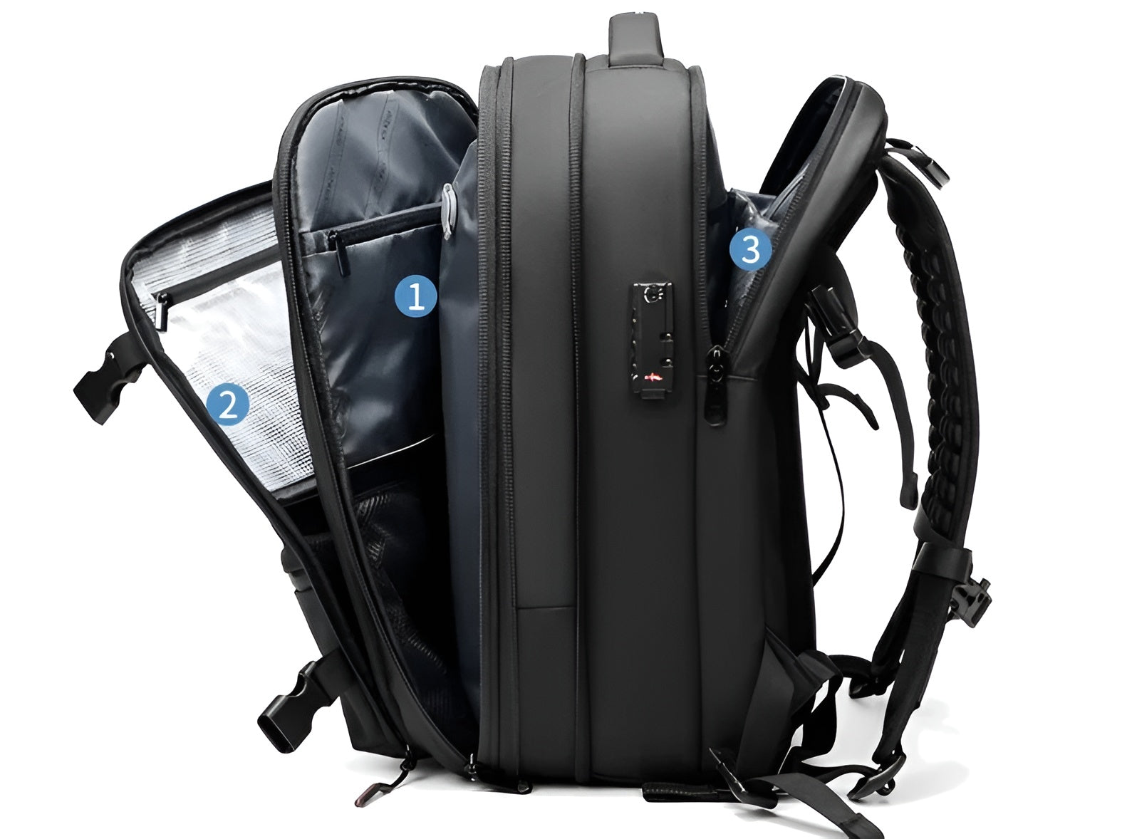 bags : PackPro Rugzak | Efficiënt Inpakken met Grote Vacuümcompressie in van Pantino