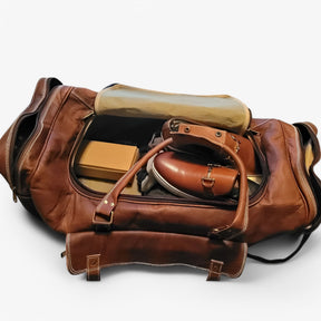 Traveler | Stijlvolle en Ruime Weekender Duffle - €25 : Traveler | Stijlvolle en Ruime Weekender Duffle in van Pantinoshop