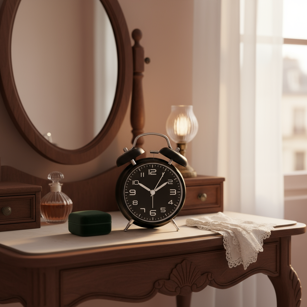 Wekker Retro Metaal Lichtgevend Dubbele Bel - Luid Alarm Stil Premium