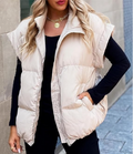 Elegant damejakke med trendy ærmer, efterårskollektion