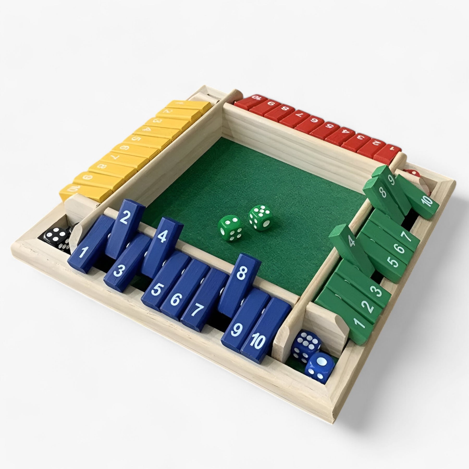 Milan | Kleurrijk Shut the Box Spel - - Milan | Kleurrijk Shut the Box Spel - €25 - Pantinoshop