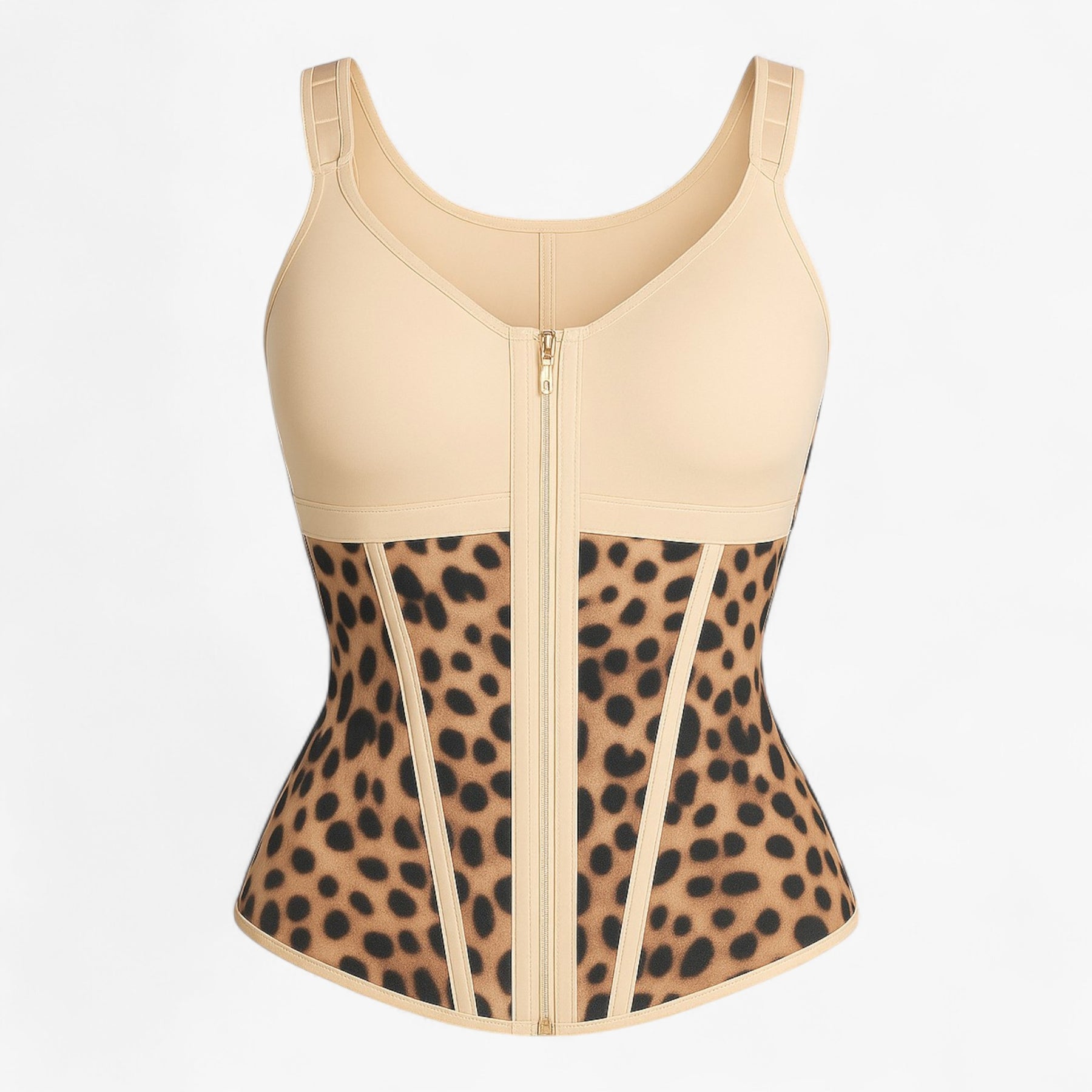 Women's Clothes : Elda | Vrouwen Corset Voor Een Perfecte Silhouette in Luipaard van Pantino