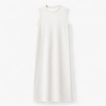 Women's Dress : Phoebe | Vrouwen Lange Zomerjurk in Wit van Pantino