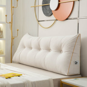 Luxe Chic™ – Ergonomisch Wigkussen voor Ultiem Comfort- €25 : Luxe Chic™ – Ergonomisch Wigkussen voor Ultiem Comfort in Wit van Pantinoshop