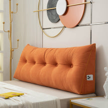 Luxe Chic™ – Ergonomisch Wigkussen voor Ultiem Comfort- €25 : Luxe Chic™ – Ergonomisch Wigkussen voor Ultiem Comfort in Oranje van Pantinoshop