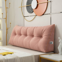 Luxe Chic™ – Ergonomisch Wigkussen voor Ultiem Comfort- €25 : Luxe Chic™ – Ergonomisch Wigkussen voor Ultiem Comfort in Roze van Pantinoshop