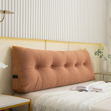 Luxe Chic™ – Ergonomisch Wigkussen voor Ultiem Comfort- €25 : Luxe Chic™ – Ergonomisch Wigkussen voor Ultiem Comfort in Zalm van Pantinoshop