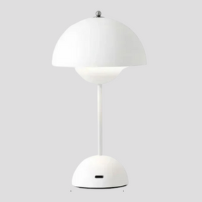 Akrylowa, USB ładowalna lampka stołowa LED – wzór grzyba, 30 cm