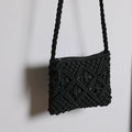Bolso de hombro boho para mujer - Ecológico tejido con cuerda de algodón - Algodón