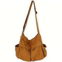 Handbags : JOSEPHINA - Vintage canvas crossbody-handtas voor dames in Khaki van Pantino