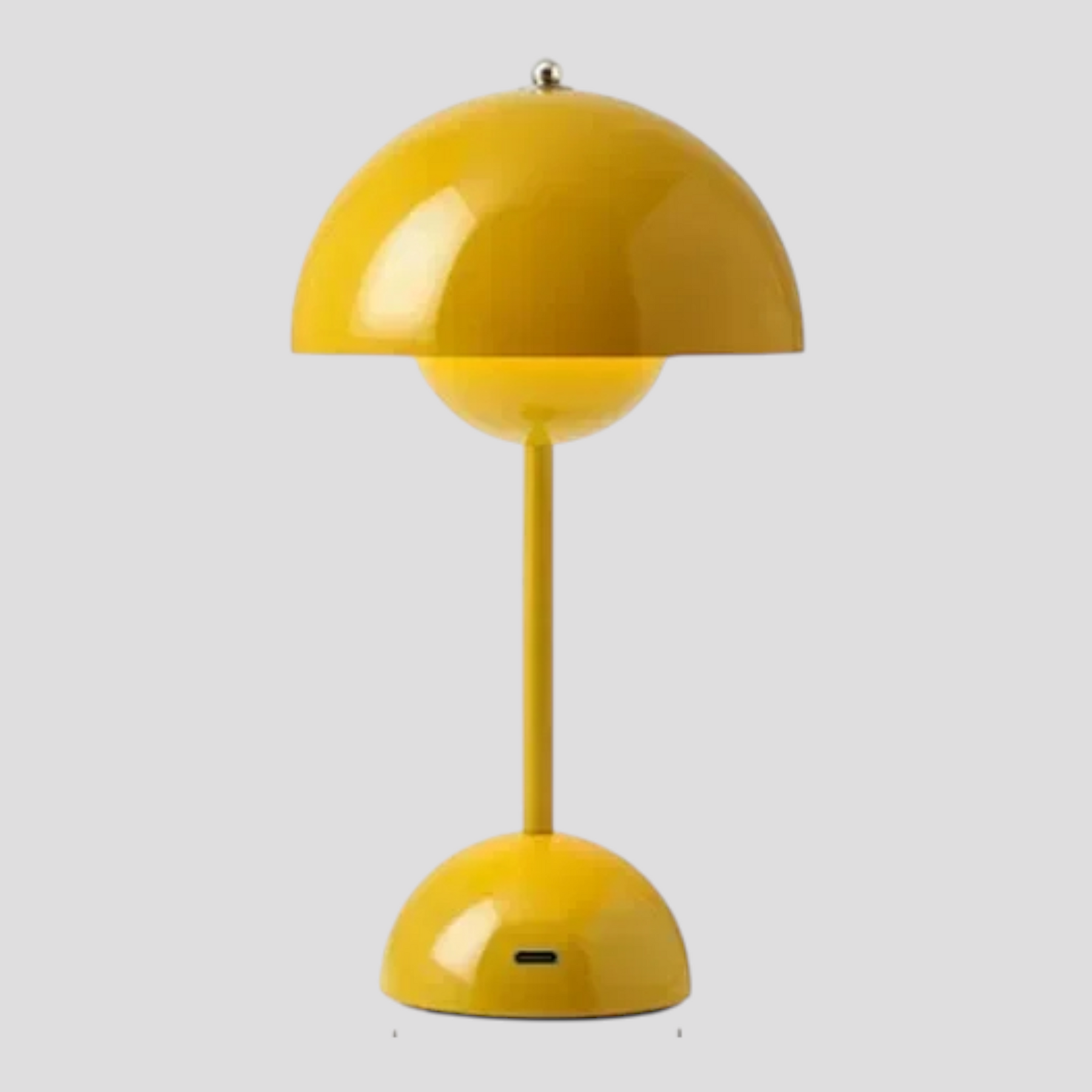 Akrylowa, USB ładowalna lampka stołowa LED – wzór grzyba, 30 cm