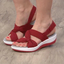 Tess | Casual Dames Sandalen - Chic Ontwerp voor een Verfijnde Alledaagse Stijl - Rood - Tess | Casual Dames Sandalen - Chic Ontwerp voor een Verfijnde Alledaagse Stijl - € - Pantino