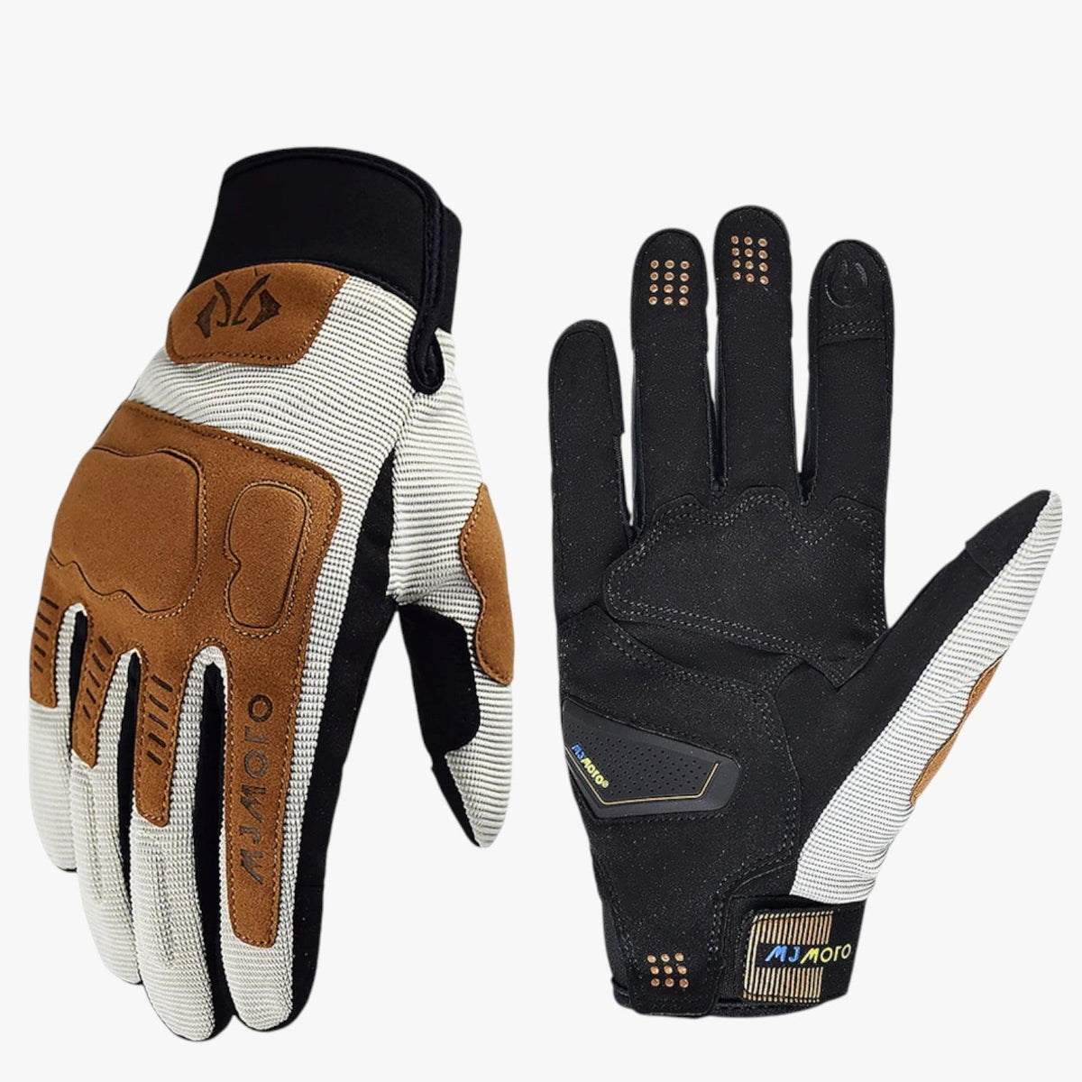 Handschoenen : Ezequiel | Zomerhandschoenen voor Fietsen in Bruin van Pantino